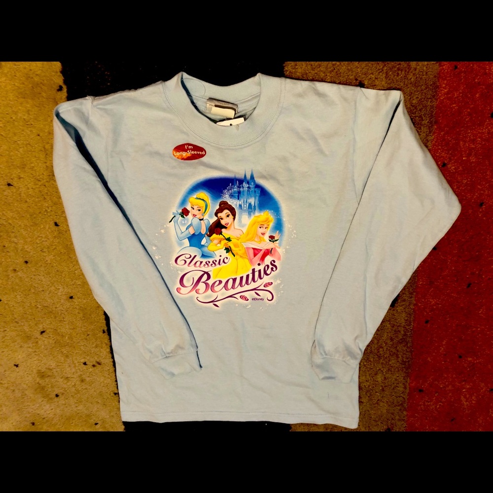 5/$25 Disney Princess Long Sleeve Tee Girl Size 5 NWT